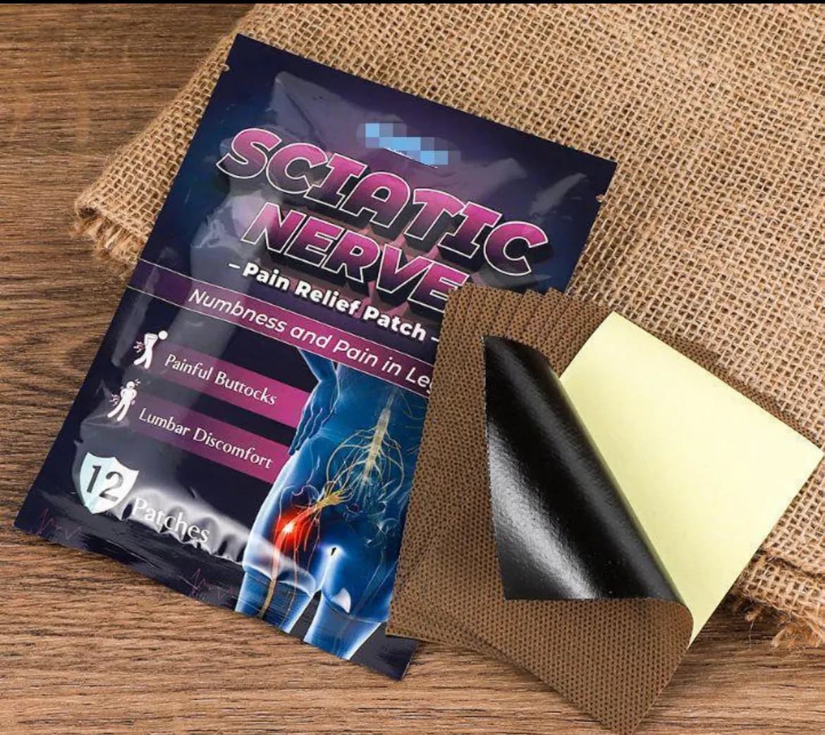 Plastry Przeciwbólowe na Nerw Kulszowy 12 szt