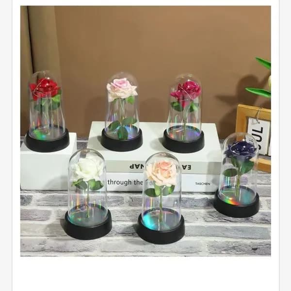 Pudełko Lampka Kwiaty