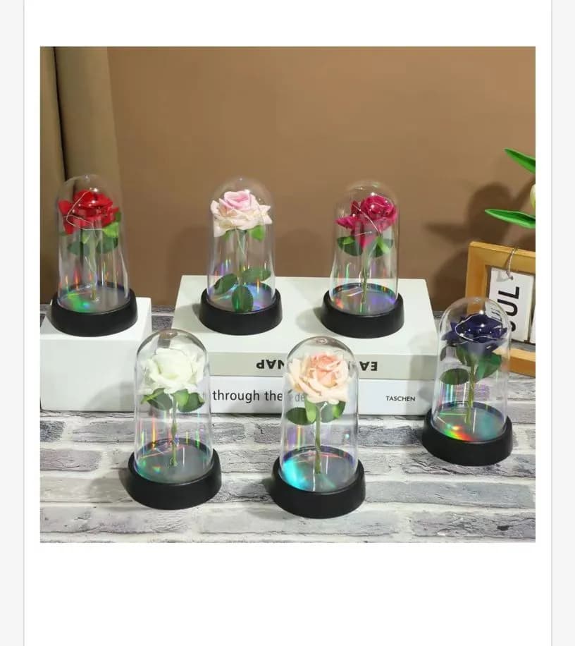 Pudełko Lampka Kwiaty