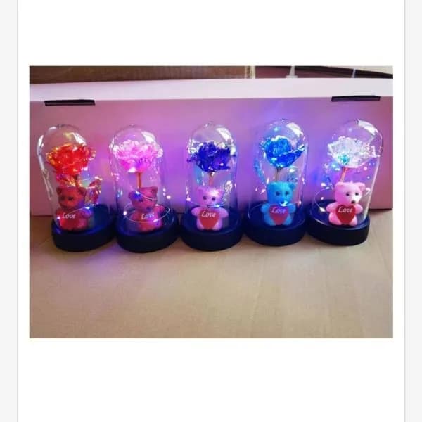 Pudełko Lampka Kwiaty