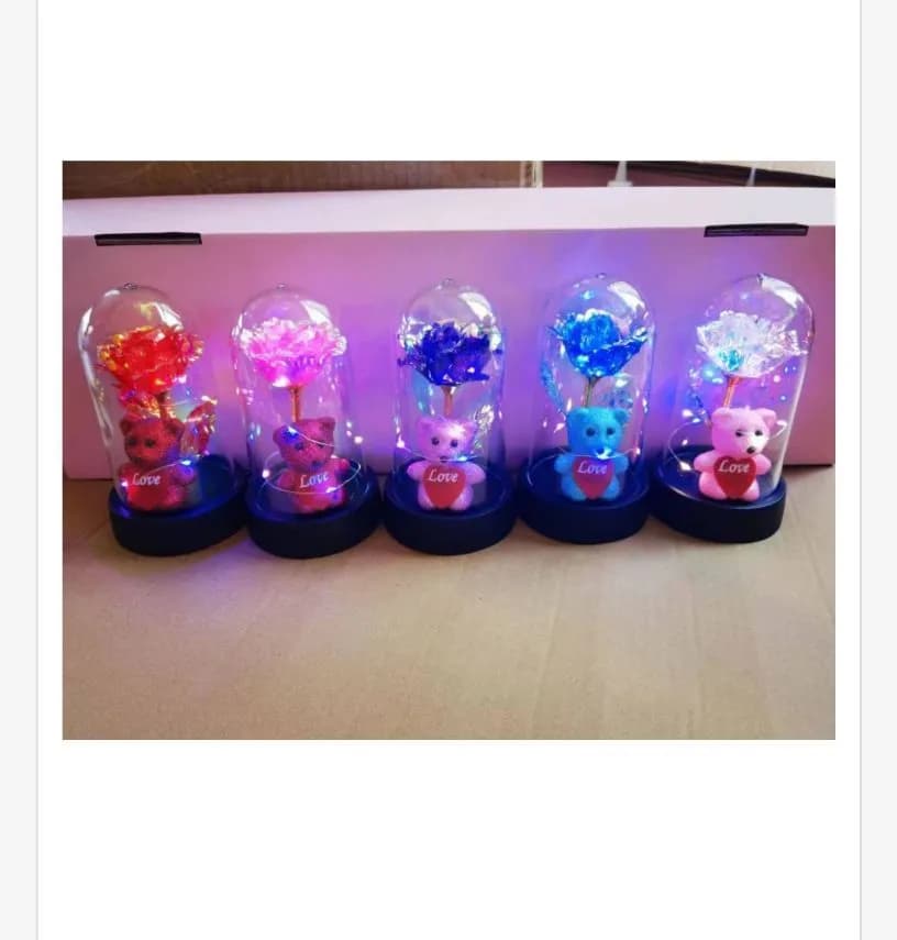 Pudełko Lampka Kwiaty