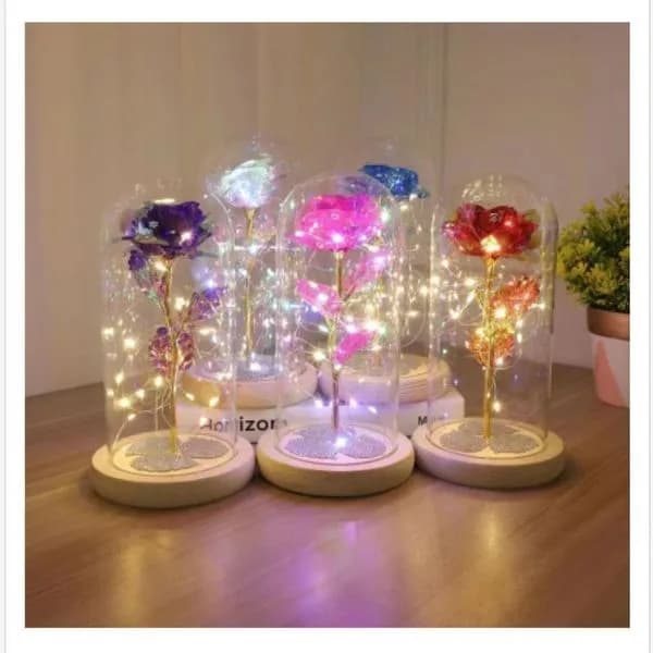 Pudełko Lampka Kwiaty