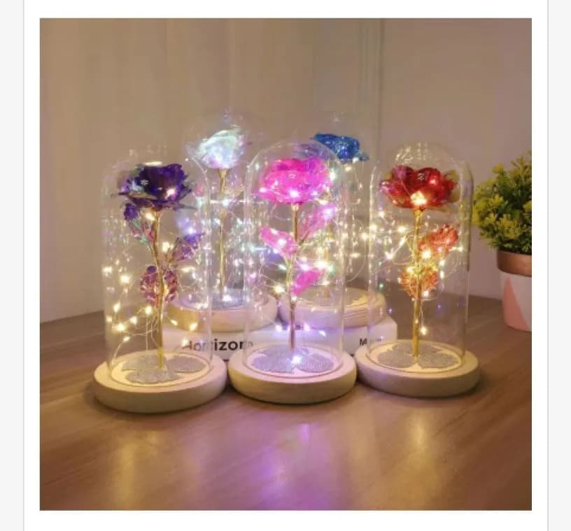 Pudełko Lampka Kwiaty