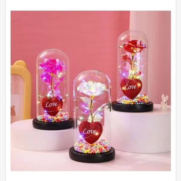 Pudełko Lampka Kwiaty