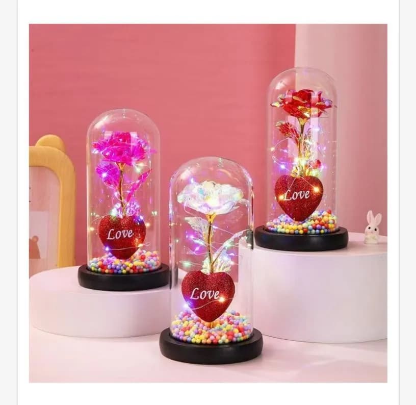 Pudełko Lampka Kwiaty