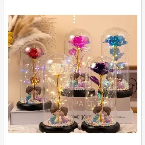 Pudełko Lampka Kwiaty