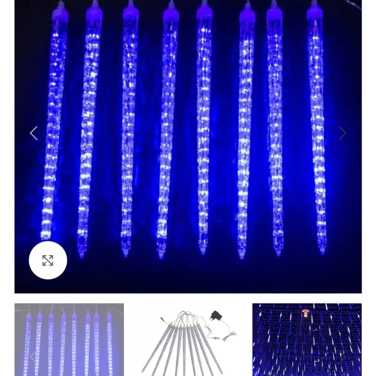 Sople SMD LED Zewnętrzne Oświetlenie Niebieskie 4metr