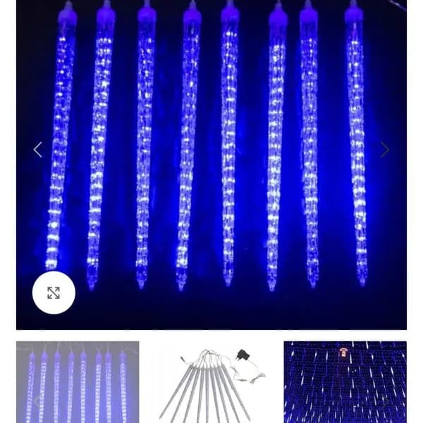 Sople SMD LED Zewnętrzne Oświetlenie Niebieskie 4metr