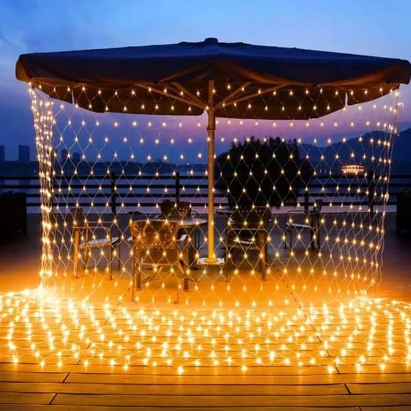 Siatka Kurtyna LED Zewnętrzne 3x2metr 268LED