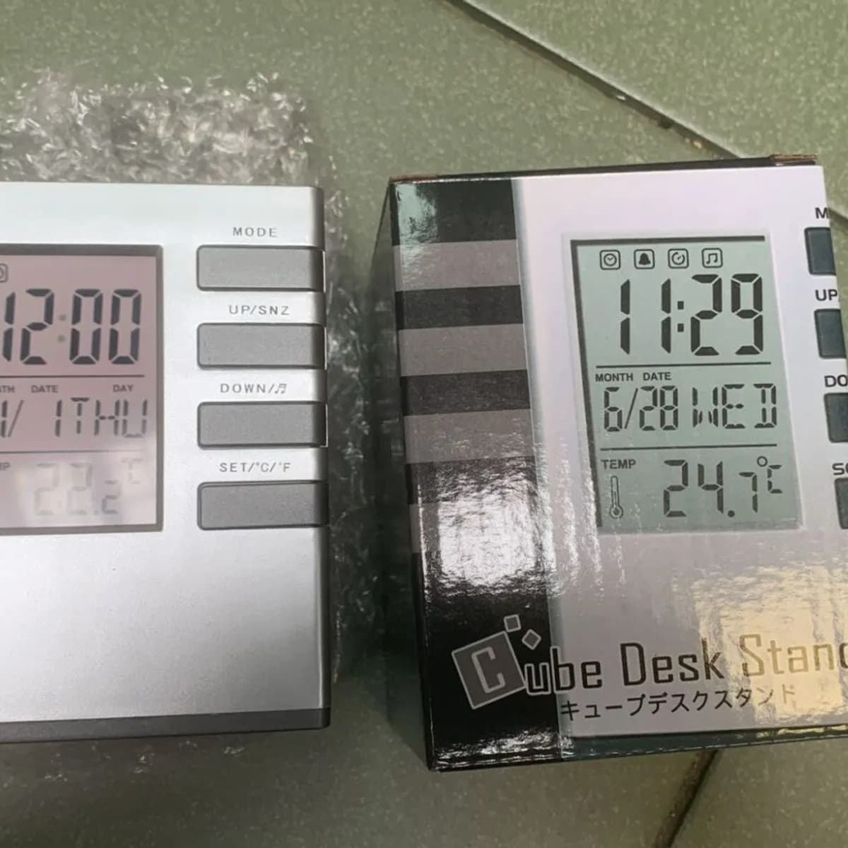 Pojemnik z Zegar na baterie