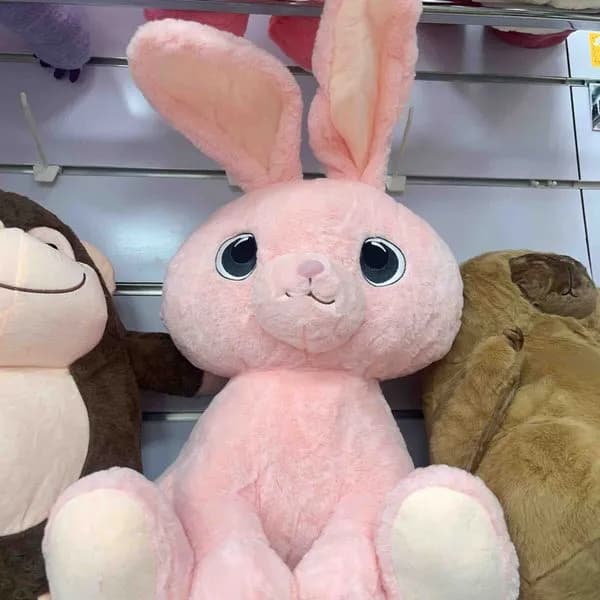 Maskotka z Kocyk Różowy Królik