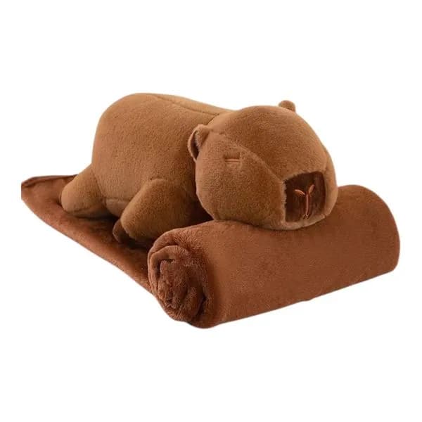 Maskotka z Kocyk Bobas Beaver Brązowa