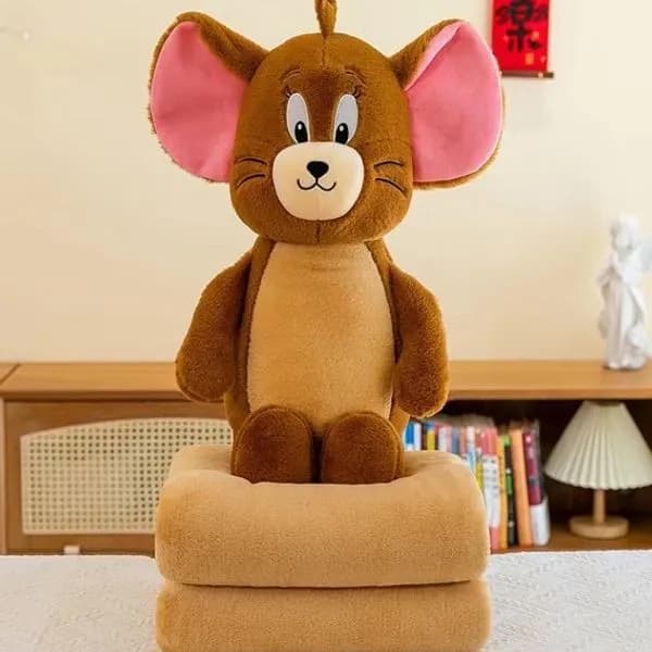 Maskotka Tom i Jerry z Kocyk Szary Brązowy