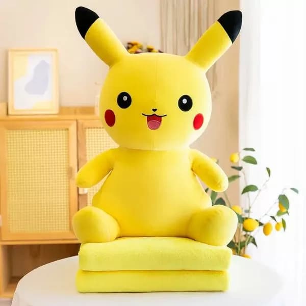 Maskotka Pikachu z Kocyk Żółty