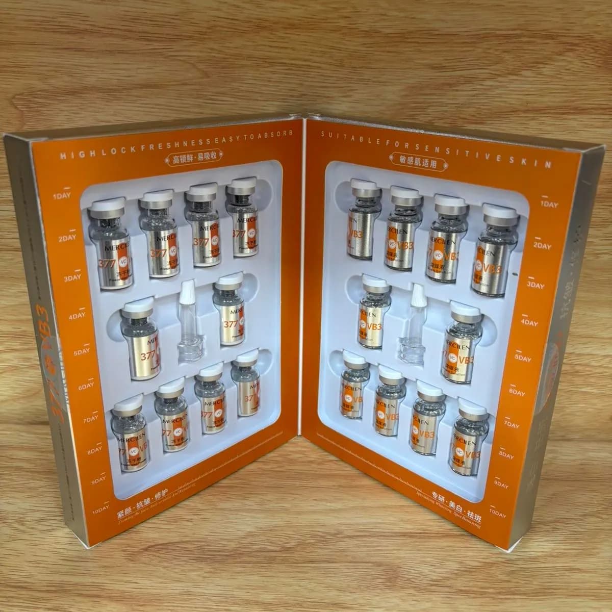 Ampułki do twarzy kuracja 12 ampułek