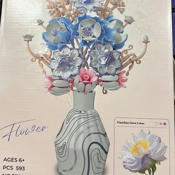 Klocki Kwiaty 593PCS