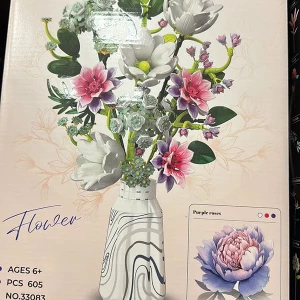 Klocki Kwiaty 605PCS