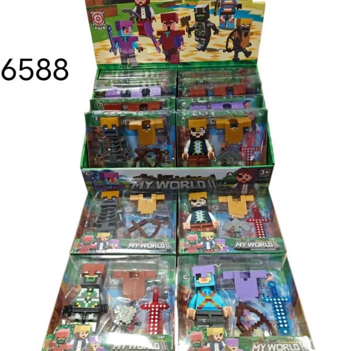 Zestaw figurek My World II 6588 - klocki mini