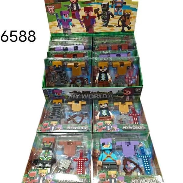 Zestaw figurek My World II 6588 - klocki mini
