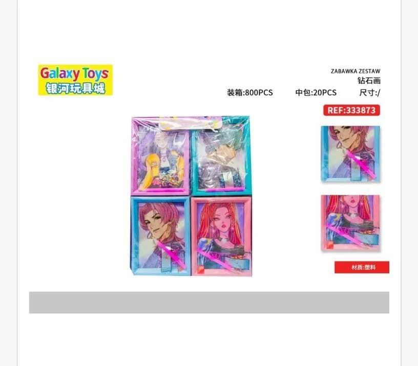 Zestaw zabawek Painting DIY Diamentowy Galaxy Toys REF 33873