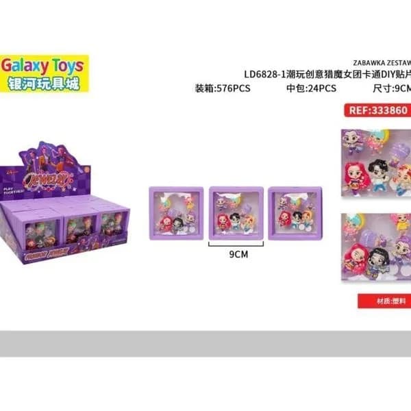 Zabawki biżuteria Kpop Galaxy Toys fioletowe 9cm