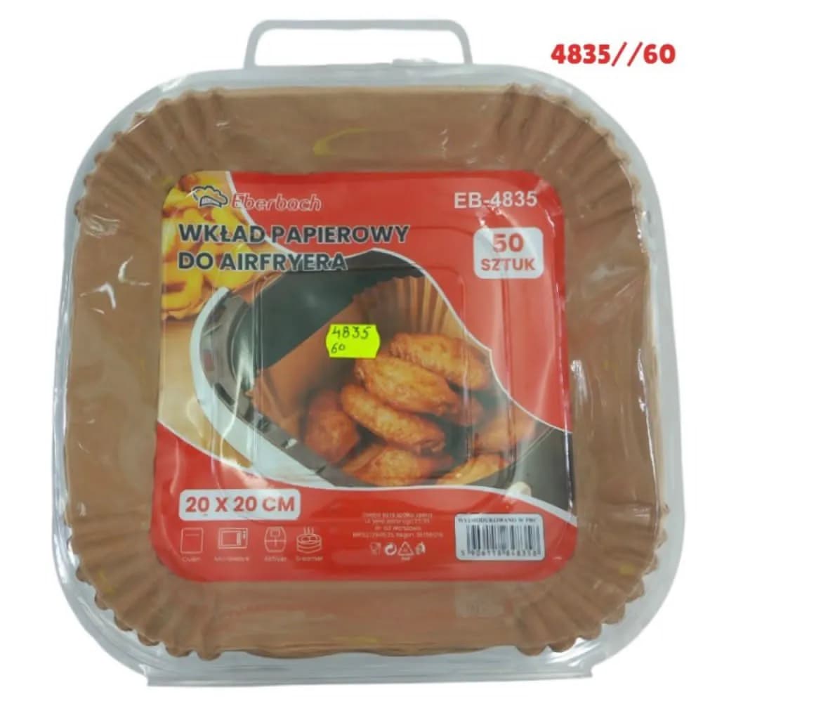 Wkład Papierowy do Airfryera 50PCS