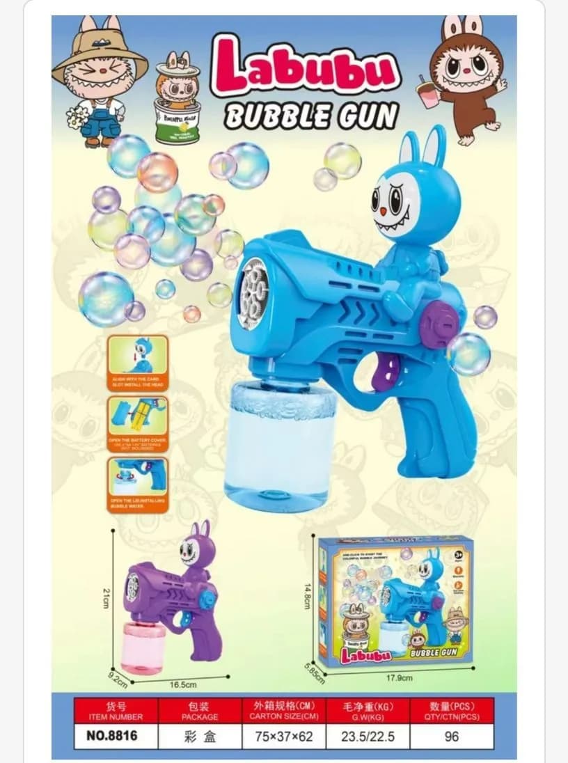 Pistolet do Baniek Mydlanych