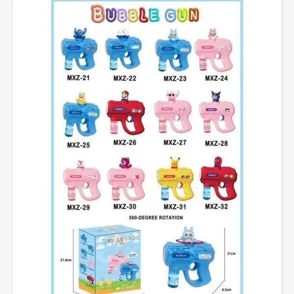 Pistolet do Baniek Mydlanych