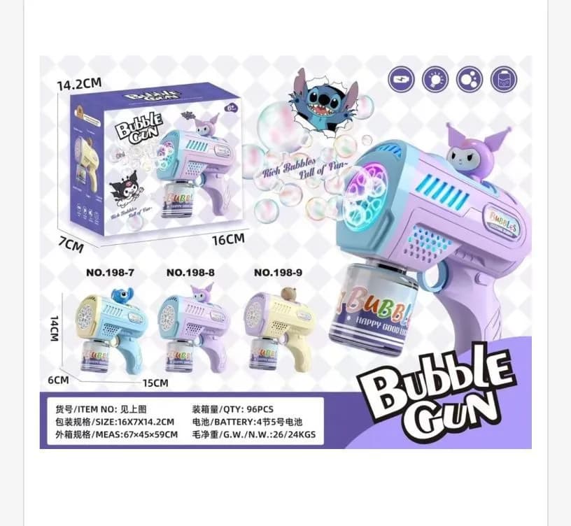 Pistolet do Baniek Mydlanych