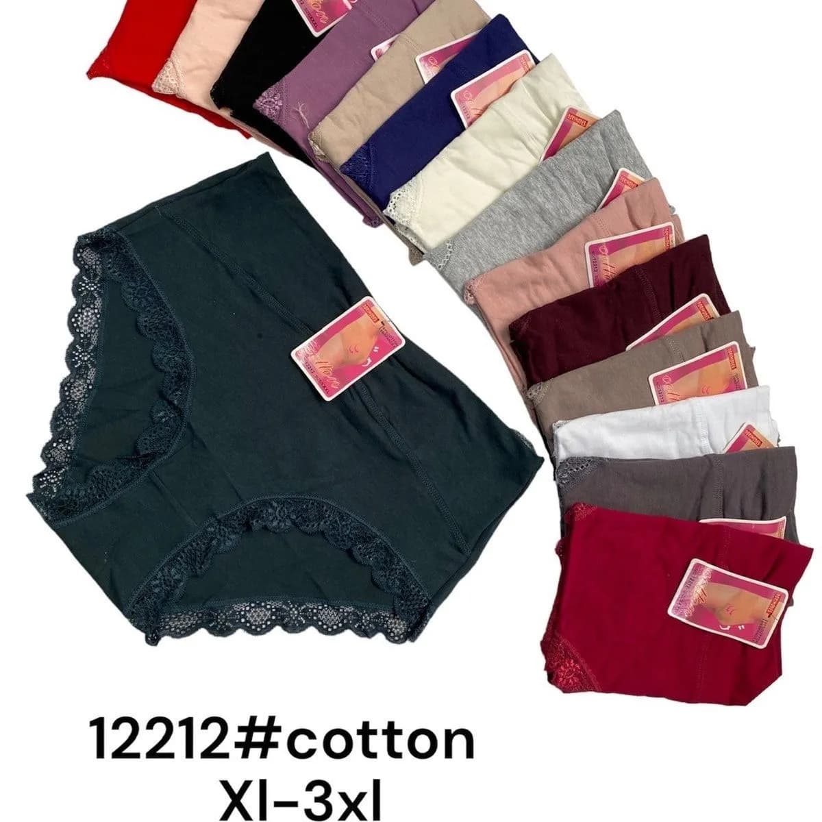 Majtki damskie bawełniane XL-3XL 12212