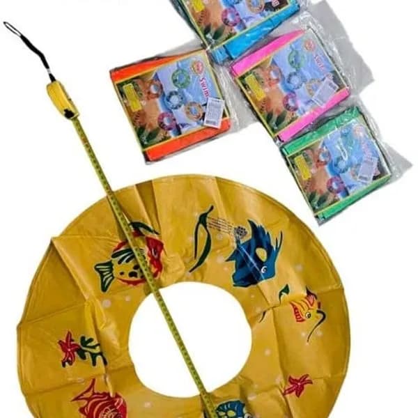 Koło do pływania dla dzieci wzór rybki, mix kolorów, ok. 50 cm