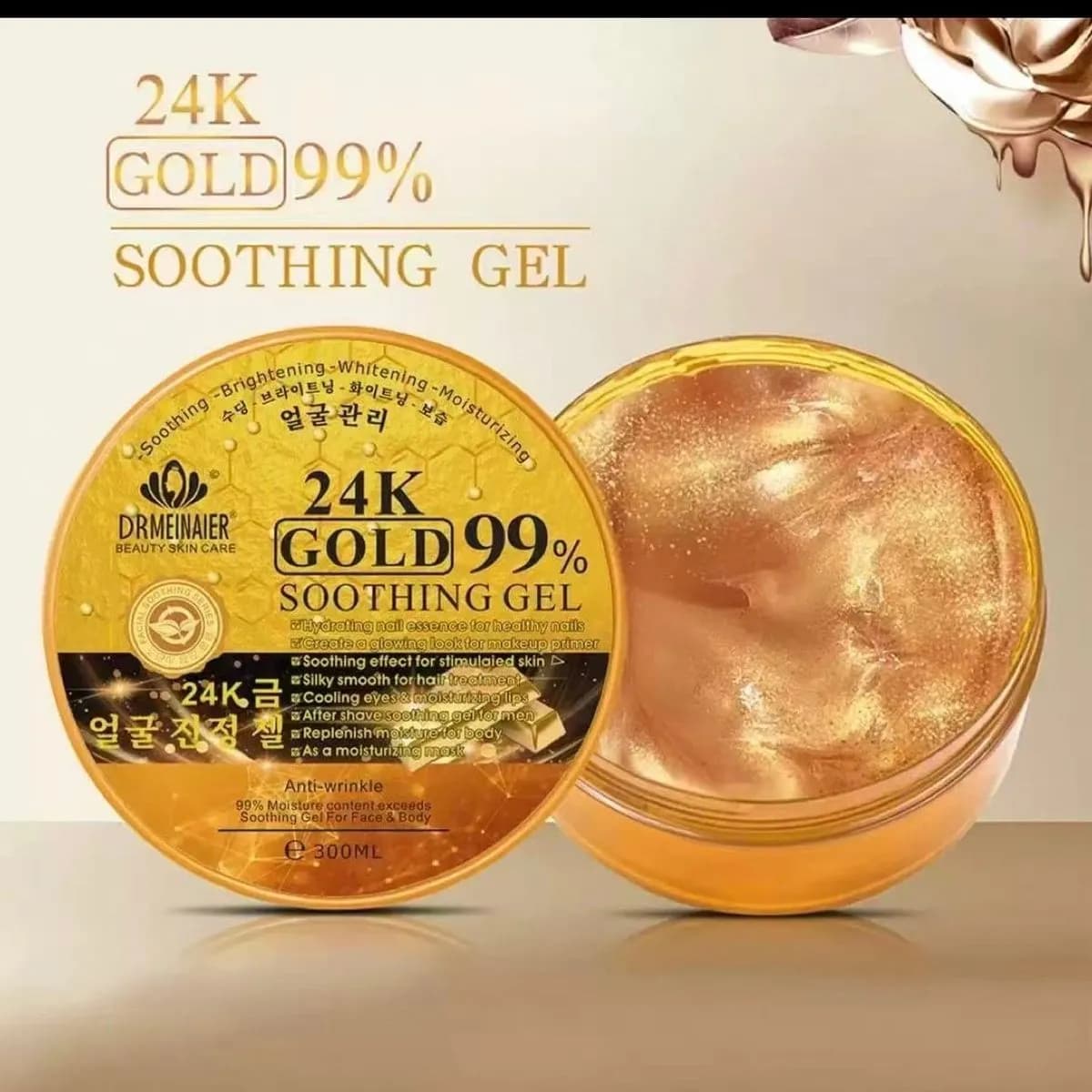 MERCILEN DR MEINAIER 24K Gold 99% Żel Łagodzący do Ciała 300ml