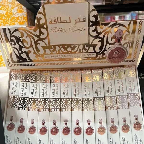 Fakhar Lattafa Eau De Parfume 35ml - Perfumy Spray, Złote Zdobienia