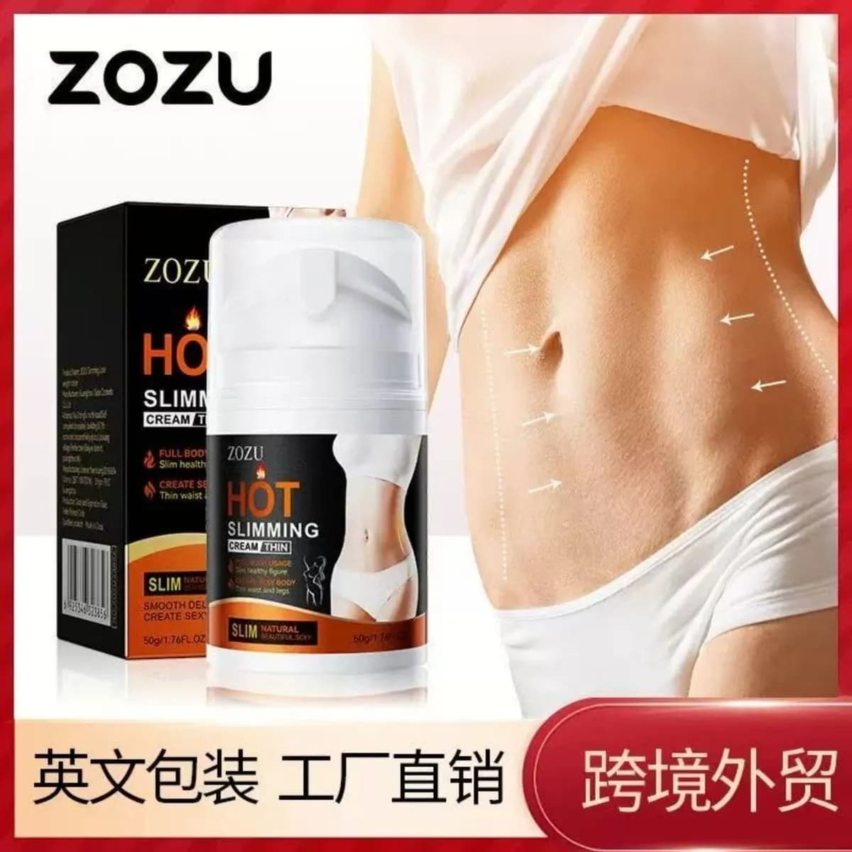 Krem Wyszczuplający Rozgrzewający ZOZU 50g Hot Slimming