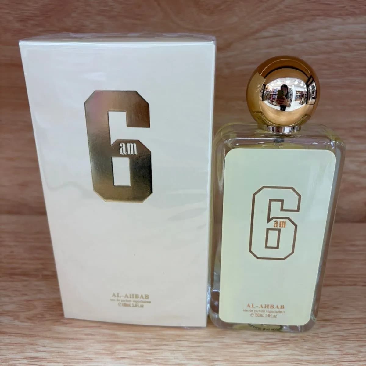Perfumy AL-AHBAB 6 am 100ml - Elegancki Flakon ze Złotym Korkiem