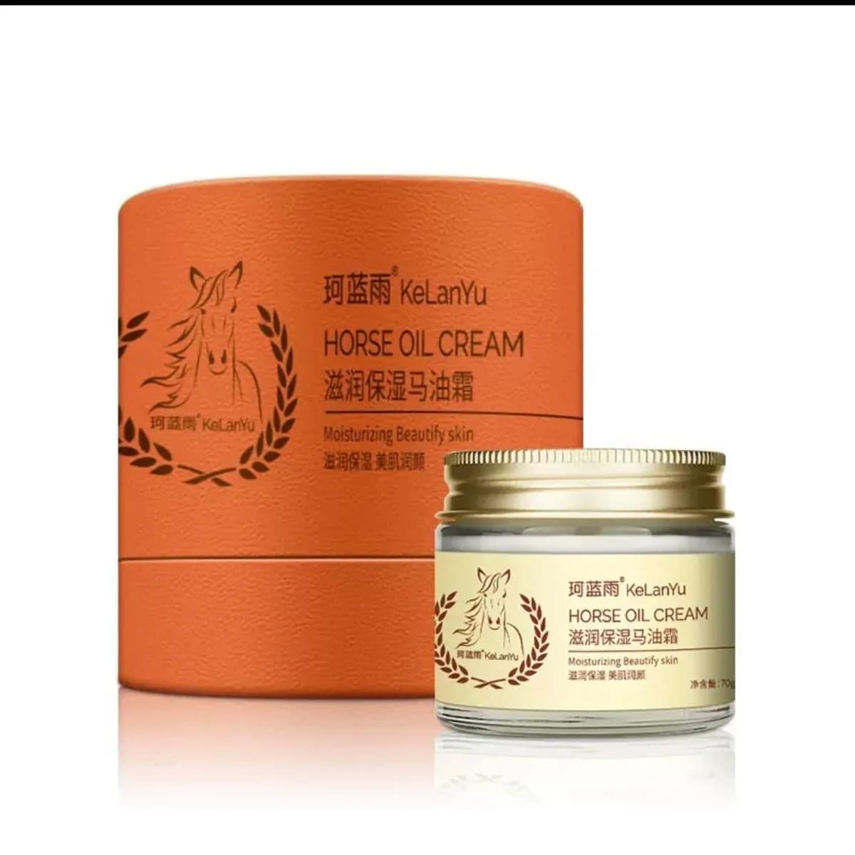 Krem Nawilżający Horse Oil KeLanYu 70g - Regenerujący