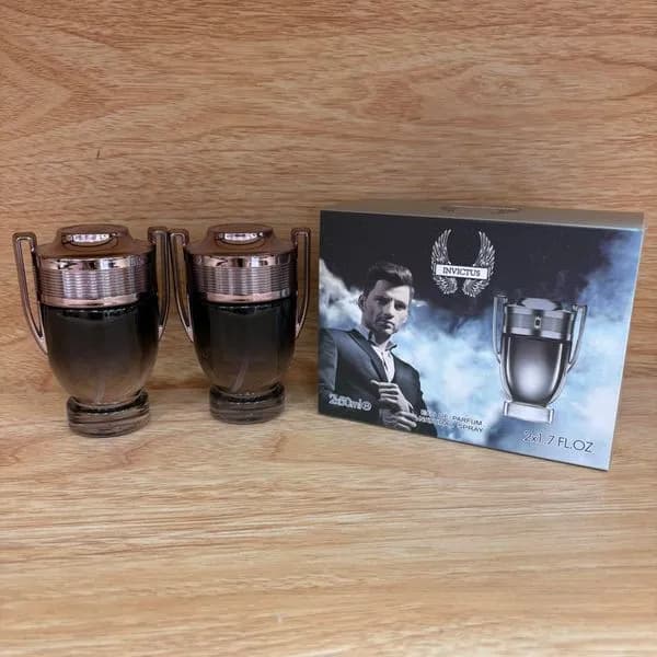 Zestaw Perfum Rabanne Invictus 2x50ml - Flakony w Kształcie Pucharu