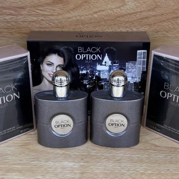 Zestaw Perfume Black Option Nuit 2x50ml Woda Perfumowana