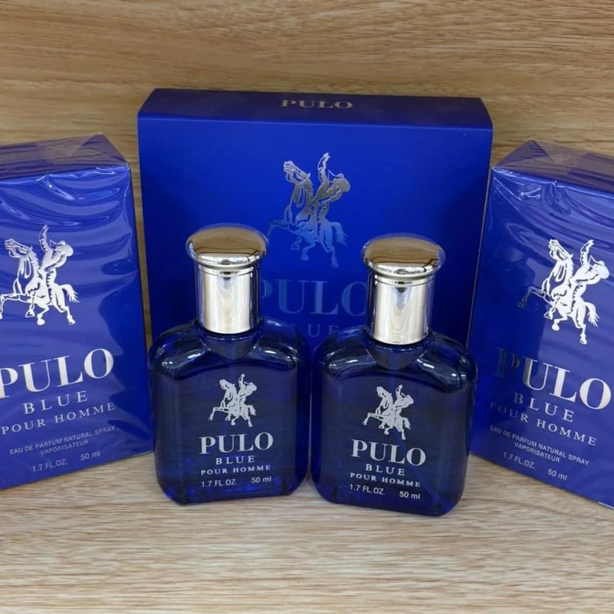 Zestaw Perfume Pulo Blue Pour Homme 2x50ml – Męska Woda Perfumowana