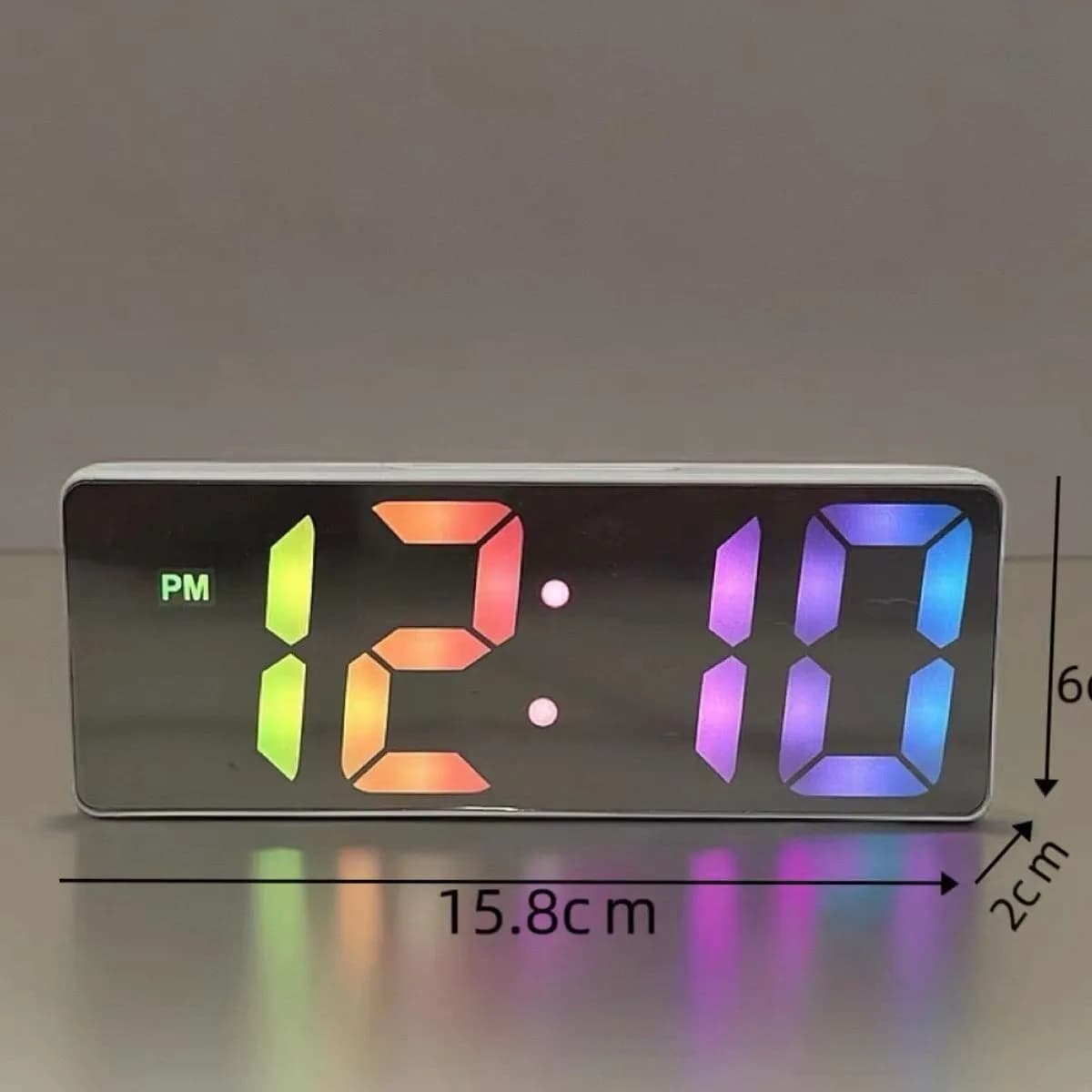 Zegar LED Elektryczny 15,8cm x 6cm x 2cm