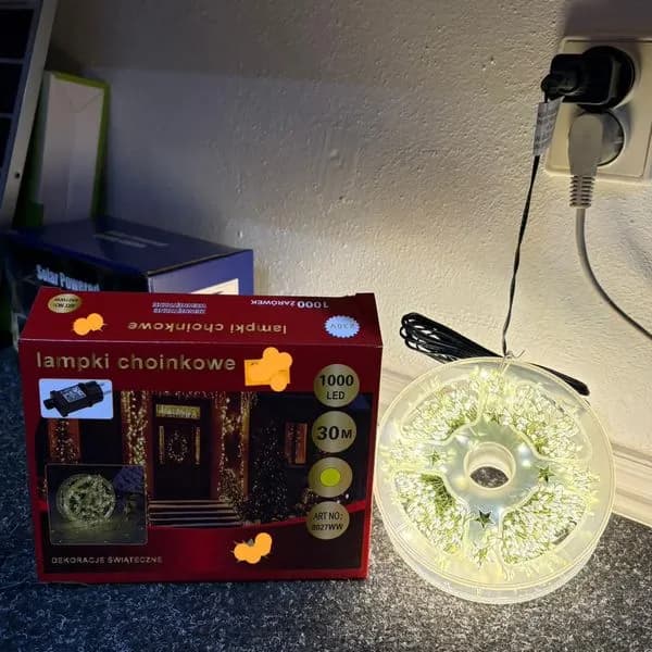 Lampki 1000LED 30metr z Pilot