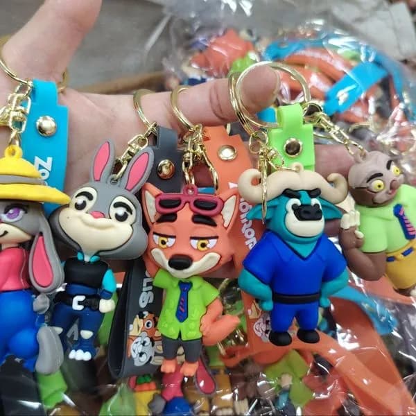 Brelok do Kluczy Zootropolus Zootopia Figürki