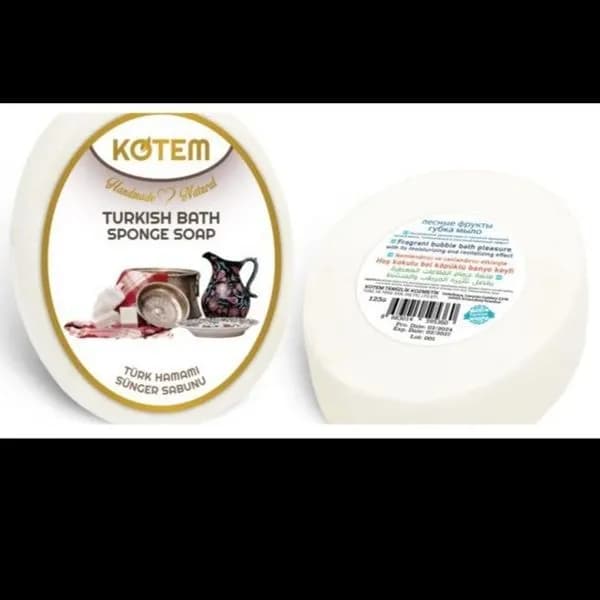 Mydełka Naturalne z Gąbką Turkish Bath 125g
