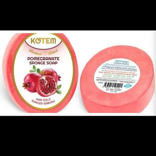 Mydełka Naturalne z Gąbką Granat 125g