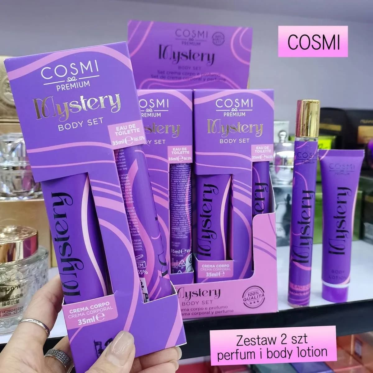 Zestaw COSMI Mystery Body Set perfumy 35ml + lotion 35ml