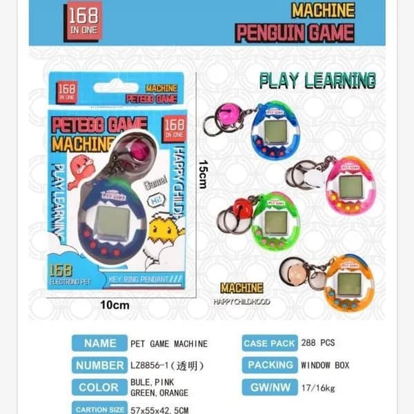 Brelok Zabawka Konsola Pet Game Machine 10cm