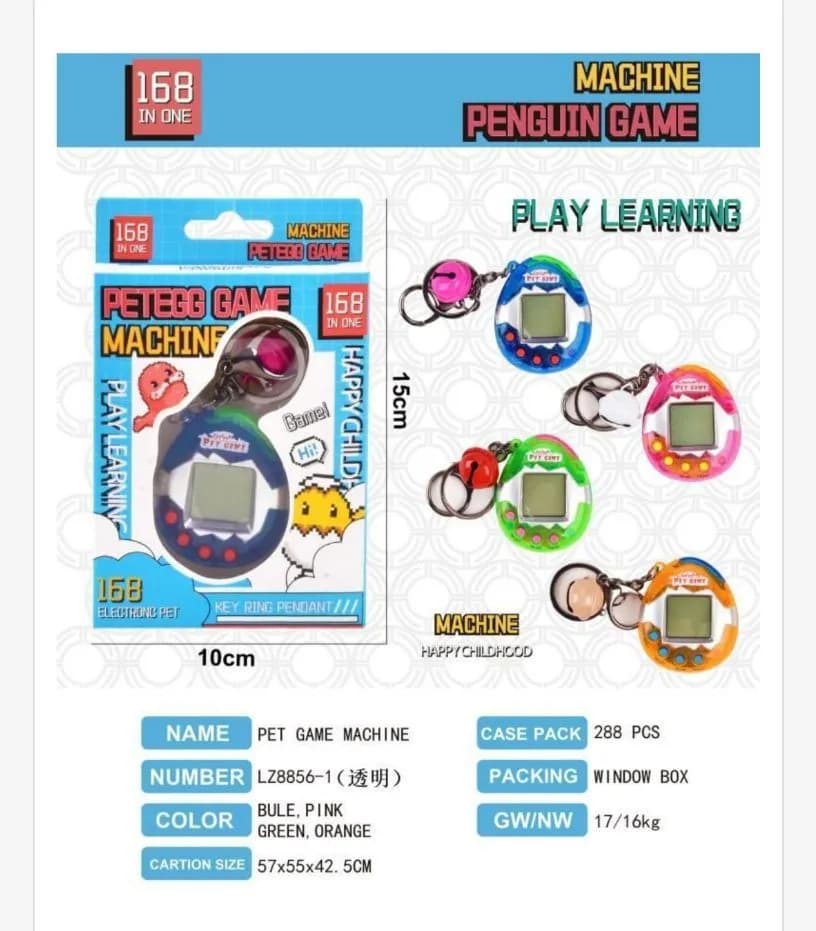 Brelok Zabawka Konsola Pet Game Machine 10cm
