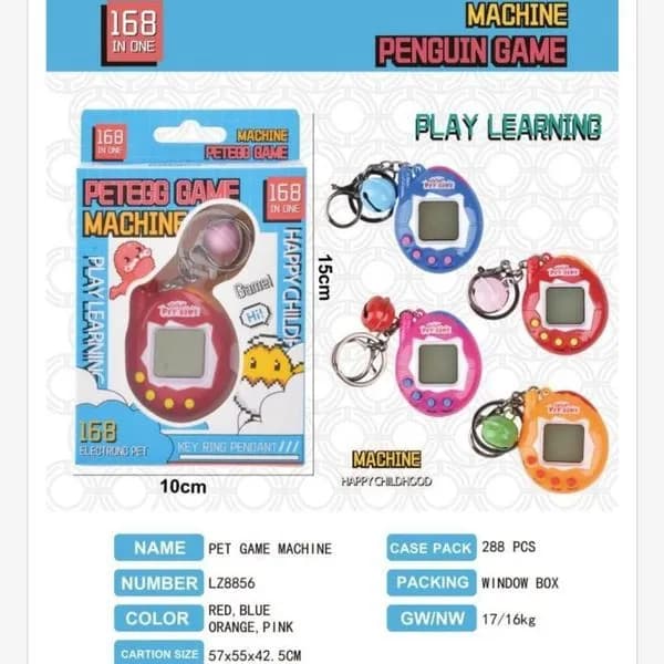 Brelok Zabawka Konsola Pet Game Machine 10cm