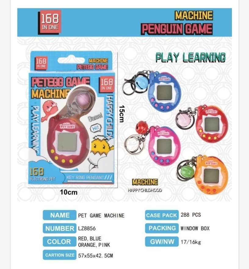 Brelok Zabawka Konsola Pet Game Machine 10cm