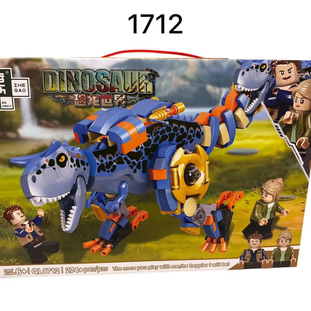 Zestaw klocków dinozaur T-Rex 274+ el. 1712
